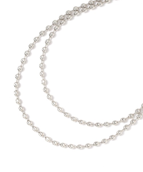 saloon（サルーン）の「SALOON(サルーン)/ボールチェーンWネックレス（ネックレス・レディース・その他1/その他2・FREE）」の6枚目の写真