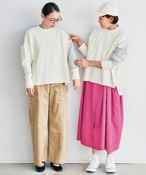 and myera(アンド マイラ)の「and myera feat. avecmoi ピンクのワンピース(ワンピース・レディース・ピンク・X-LARGE/LARGE/MEDIUM/SMALL)」の13枚目の写真