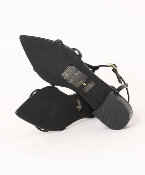 DouDou(ドゥドゥ)の「ポインテッドストラップサンダル(サンダル・レディース・ブラック/シルバー/ゴールド・SMALL/MEDIUM/LARGE)」の5枚目の写真