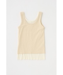 M_ | オーガニックコットン使用 それぞれ単品で使えて着まわし自由なレイヤードタンクトップセット(タンクトップ)