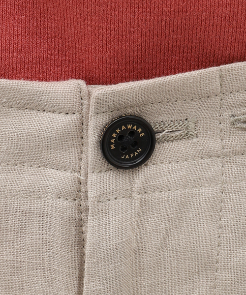 markaware（マーカウェア）の「MARKAWARE (マーカウェア) CLASSIC FIT EASY PANTS A24A-16PT01C（スラックス・メンズ・ブラック/ベージュ・2/3）」の11枚目の写真