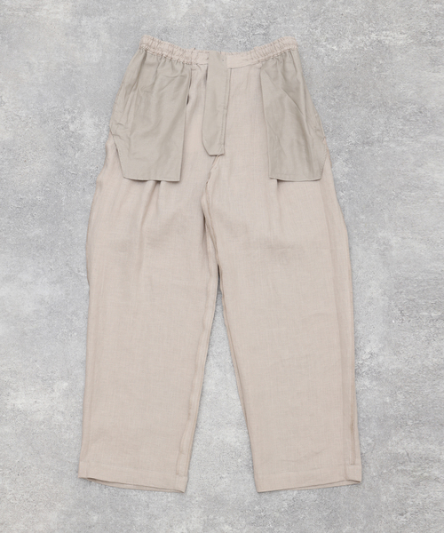 markaware（マーカウェア）の「MARKAWARE (マーカウェア) CLASSIC FIT EASY PANTS A24A-16PT01C（スラックス・メンズ・ブラック/ベージュ・2/3）」の5枚目の写真