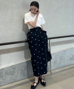 ベロア PETIT ROSEプリントミニスカート（スカート）｜CABaN（キャバン