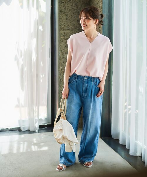 le.coeur blanc（ルクールブラン）の「BAGMATI 柄あみかごバッグ（かごバッグ・レディース・ベージュ・FREE）」の7枚目の写真