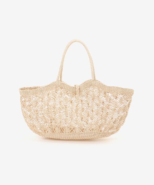 le.coeur blanc（ルクールブラン）の「BAGMATI 柄あみかごバッグ（かごバッグ・レディース・ベージュ・FREE）」の20枚目の写真