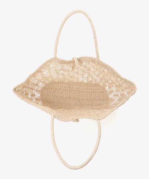 le.coeur blanc（ルクールブラン）の「BAGMATI 柄あみかごバッグ（かごバッグ・レディース・ベージュ・FREE）」の22枚目の写真