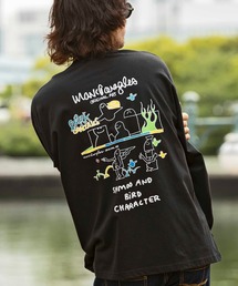 【WEB・直営店限定】MARK GONZALES ARTWORK COLLECTION(マーク ゴンザレス)バックプリントロングTシャツ/4type/4colors