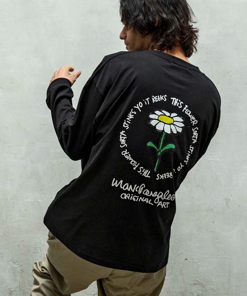 SHIFFON（シフォン）の「【WEB・直営店限定】MARK GONZALES ARTWORK COLLECTION(マーク ゴンザレス)バックプリントロングTシャツ/4type/4colors（Tシャツ/カットソー・メンズ・ブルー系その他2/ブルー系その他3/ブルー系その他4/ホワイト系1/ホワイト系2/ホワイト系3/ホワイト系4/ブラック系1/ブラック系2/ブラック系3/ブラック系4/ベージュ系1/ベージュ系2/ベージュ系3/ベージュ系4/ブルー系その他・M/L/XL）」の20枚目の写真