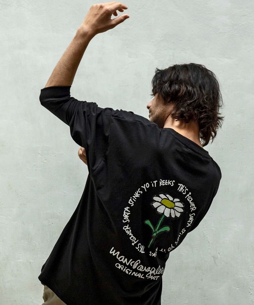 SHIFFON（シフォン）の「【WEB・直営店限定】MARK GONZALES ARTWORK COLLECTION(マーク ゴンザレス)バックプリントロングTシャツ/4type/4colors（Tシャツ/カットソー・メンズ・ブルー系その他2/ブルー系その他3/ブルー系その他4/ホワイト系1/ホワイト系2/ホワイト系3/ホワイト系4/ブラック系1/ブラック系2/ブラック系3/ブラック系4/ベージュ系1/ベージュ系2/ベージュ系3/ベージュ系4/ブルー系その他・M/L/XL）」の21枚目の写真