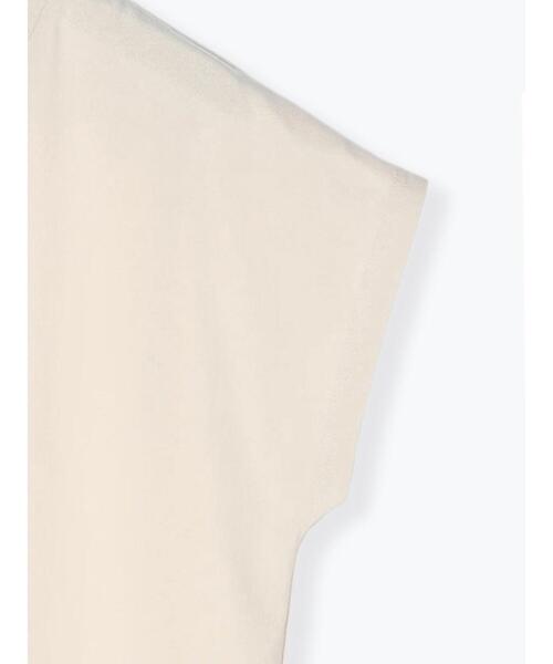 Te chichi TERRASSE（テチチテラス）の「【抗菌防臭】ハート刺繍Tシャツ（Tシャツ/カットソー・レディース・オフホワイト/ベージュ/チャコールグレー・F）」の16枚目の写真