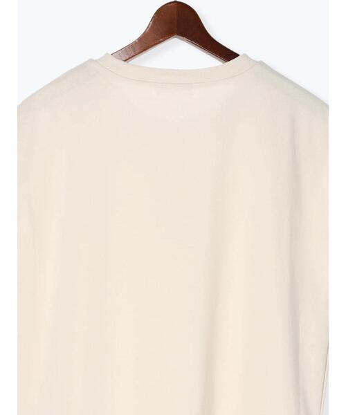 Te chichi TERRASSE（テチチテラス）の「【抗菌防臭】ハート刺繍Tシャツ（Tシャツ/カットソー・レディース・オフホワイト/ベージュ/チャコールグレー・F）」の18枚目の写真