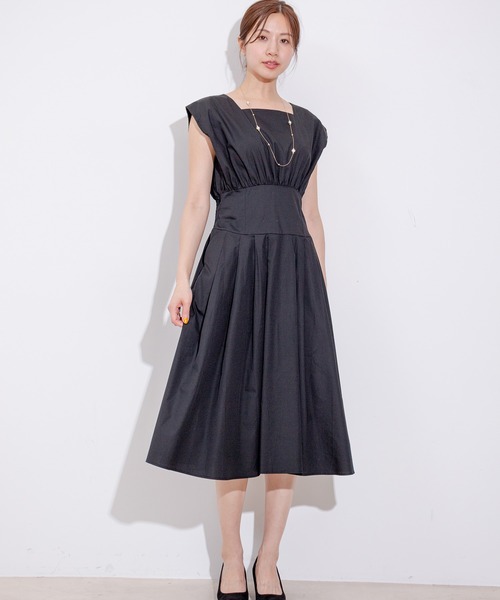 Jayro（ジャイロ）の「ウエストゴム切替ワンピース（ワンピース・レディース・ブラック・FREE）」の8枚目の写真