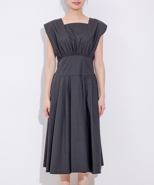 Jayro（ジャイロ）の「ウエストゴム切替ワンピース（ワンピース・レディース・ブラック・FREE）」の9枚目の写真