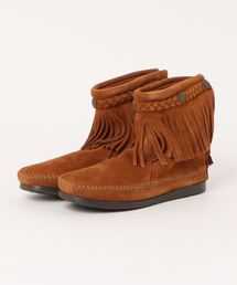 新品 MINNETONKA カーフハイスエードブーツ ブラウン US5 新品 MINNETONKA カーフハイスエードブーツ ブラウン US5 - メルカリ
