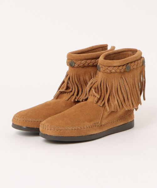 Minnetonka(ミネトンカ)の「◆MINNETONKA◆ハイ トップ バック ジッパー ブーツ HI TOP BACK ZIP BOOTS(ブーツ・レディース・ダークブラウン/ブラック/ライトブラウン/グレー/ブラウン・US5.5/US6/US5)」の5枚目の写真