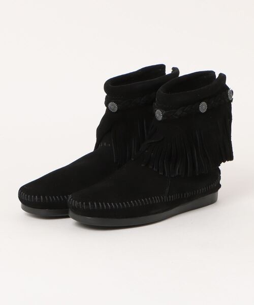 Minnetonka(ミネトンカ)の「◆MINNETONKA◆ハイ トップ バック ジッパー ブーツ HI TOP BACK ZIP BOOTS(ブーツ・レディース・ダークブラウン/ブラック/ライトブラウン/グレー/ブラウン・US5.5/US6/US5)」の3枚目の写真