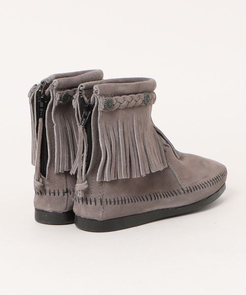 Minnetonka(ミネトンカ)の「◆MINNETONKA◆ハイ トップ バック ジッパー ブーツ HI TOP BACK ZIP BOOTS(ブーツ・レディース・ダークブラウン/ブラック/ライトブラウン/グレー/ブラウン・US5.5/US6/US5)」の7枚目の写真