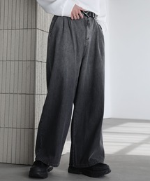 ETELIO | グラデーションワイドバギーデニムパンツ(デニムパンツ)