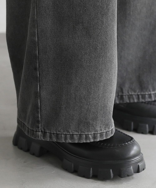 ETELIO(エテリオ)の「グラデーションワイドバギーデニムパンツ(デニムパンツ・メンズ・ブルー/ブラック/ブラック系/ブルー系・S/M/L)」の18枚目の写真