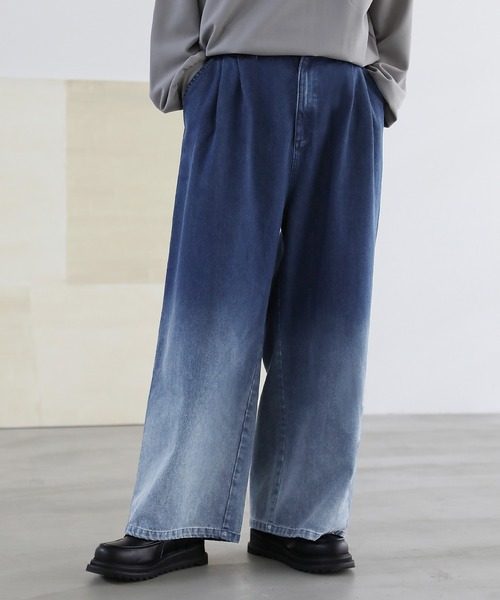 セール】 グラデーションバギーデニムパンツ （パンツ）｜LANVIN