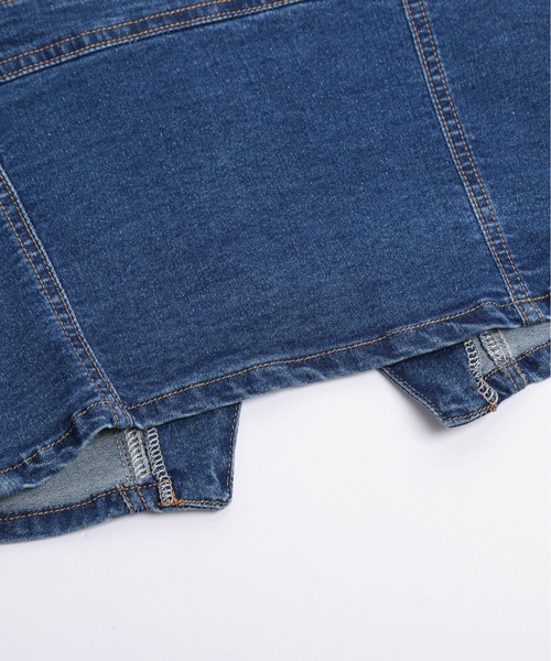 AMELY(エミリー)の「ジップアップビスチェ&フレアパンツ(セットアップ・レディース・ブルー/ブラック・L/M)」の13枚目の写真