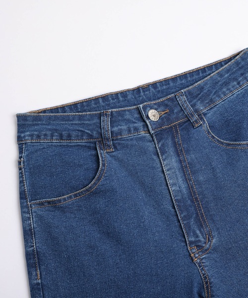 AMELY(エミリー)の「ジップアップビスチェ&フレアパンツ(セットアップ・レディース・ブルー/ブラック・L/M)」の12枚目の写真