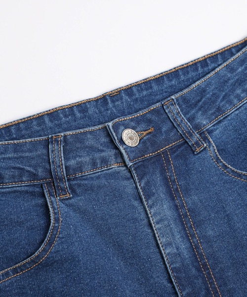 AMELY(エミリー)の「ジップアップビスチェ&フレアパンツ(セットアップ・レディース・ブルー/ブラック・L/M)」の11枚目の写真