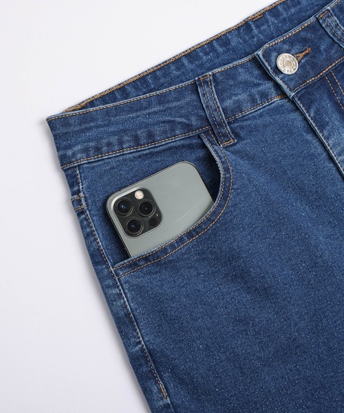 AMELY(エミリー)の「ジップアップビスチェ&フレアパンツ(セットアップ・レディース・ブルー/ブラック・L/M)」の9枚目の写真