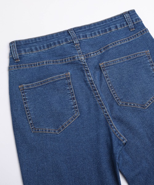 AMELY(エミリー)の「ジップアップビスチェ&フレアパンツ(セットアップ・レディース・ブルー/ブラック・L/M)」の6枚目の写真