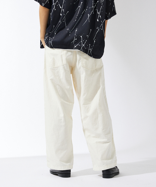 JOURNAL STANDARD（ジャーナルスタンダード）の「綿麻ベルテッド キャノンベイカーパンツ（カーゴパンツ・メンズ・ブラック系その他/ブラック/カーキ/アイボリー・SMALL/MEDIUM/LARGE）」の20枚目の写真