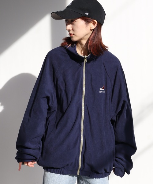 【セール】【CONVERSE/コンバース】ナイロン フリース リバーシブル ブルゾン（ナイロンジャケット）｜CONVERSE（コンバース）