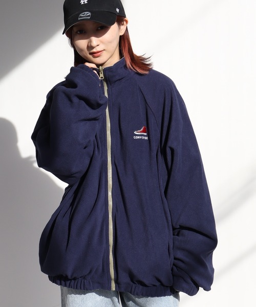 【セール】【CONVERSE/コンバース】ナイロン フリース リバーシブル ブルゾン（ナイロンジャケット）｜CONVERSE（コンバース）