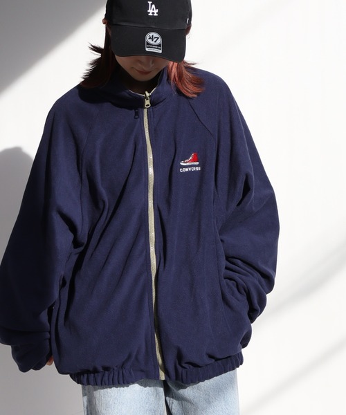【セール】【CONVERSE/コンバース】ナイロン フリース リバーシブル ブルゾン（ナイロンジャケット）｜CONVERSE（コンバース）