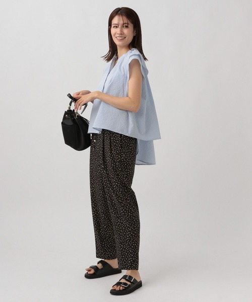 Elura（エルーラ）の「カラミスキッパーブラウス/119439（シャツ/ブラウス・レディース・オフホワイト/ライトブルー/ブラック・FREE）」の20枚目の写真