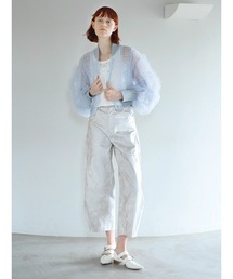 FURFUR フリルスリーブチュールブルゾン FURFUR（ファーファー）の「フリルスリーブチュールブルゾン（ブルゾン