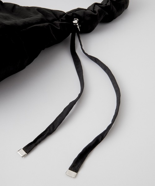 CLEL（クレイル）の「【CLEL】Water repellent nylon big gather shoulder bag/撥水ナイロンビッグギャザーショルダーバッグ（ショルダーバッグ・メンズ・ライトグレー/ブラック/グレー系・FREE）」の19枚目の写真