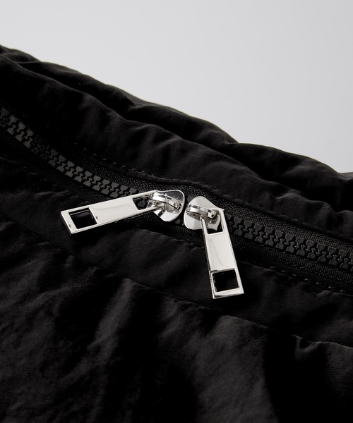 CLEL（クレイル）の「【CLEL】Water repellent nylon big gather shoulder bag/撥水ナイロンビッグギャザーショルダーバッグ（ショルダーバッグ・メンズ・ライトグレー/ブラック/グレー系・FREE）」の22枚目の写真