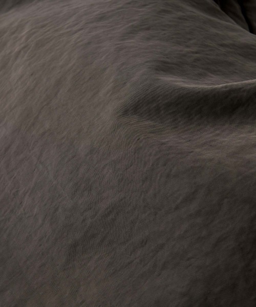 CLEL（クレイル）の「【CLEL】Water repellent nylon big gather shoulder bag/撥水ナイロンビッグギャザーショルダーバッグ（ショルダーバッグ・メンズ・ライトグレー/ブラック/グレー系・FREE）」の7枚目の写真