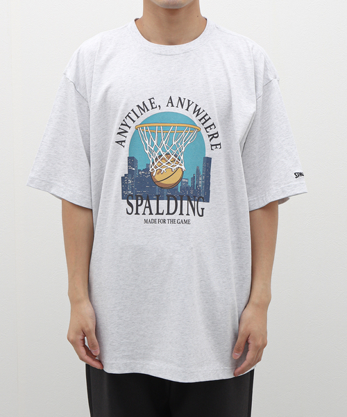 SPALDING（スポルディング）の「SPALDING / スポルディング 417別注 TEE4（Tシャツ/カットソー・メンズ・ブラック/チャコールグレー・MEDIUM/LARGE）」の19枚目の写真
