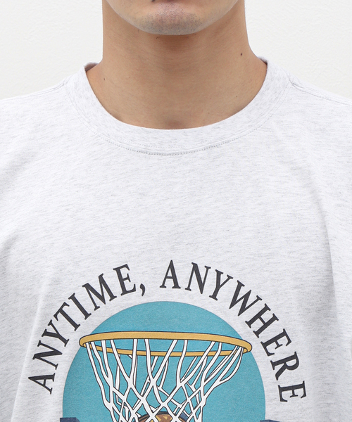 SPALDING（スポルディング）の「SPALDING / スポルディング 417別注 TEE4（Tシャツ/カットソー・メンズ・ブラック/チャコールグレー・MEDIUM/LARGE）」の16枚目の写真