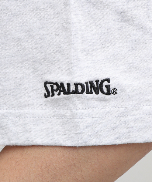 SPALDING（スポルディング）の「SPALDING / スポルディング 417別注 TEE4（Tシャツ/カットソー・メンズ・ブラック/チャコールグレー・MEDIUM/LARGE）」の9枚目の写真