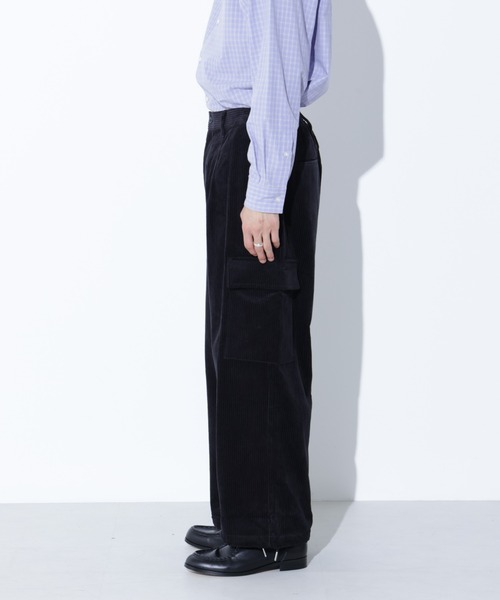Apo(s)ture(アポスチャー)の「LUCAS-002/6wコーデュロイカーゴパンツ(カーゴパンツ・メンズ・グリーン/ブラウン/ブラック/ベージュ・XS/S/M/L/XL)」の14枚目の写真