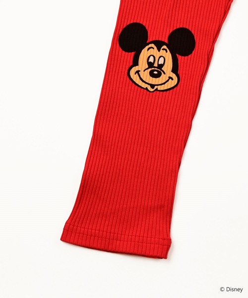 Disney(ディズニー)の「【Disney】ミッキーマウス/レギンス(レギンス/スパッツ・キッズ・レッド/オフホワイト・100/70/95/90/80/120/110)」の9枚目の写真