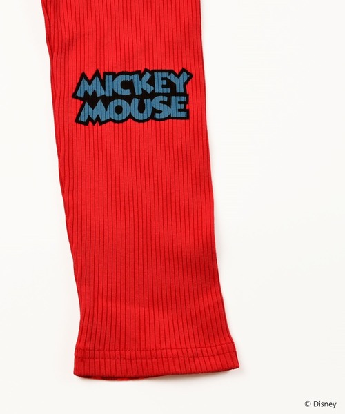 Disney(ディズニー)の「【Disney】ミッキーマウス/レギンス(レギンス/スパッツ・キッズ・レッド/オフホワイト・100/70/95/90/80/120/110)」の3枚目の写真