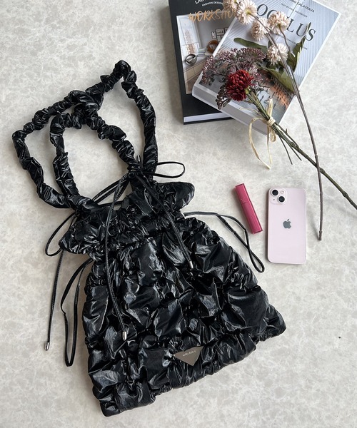 herlipto velour mini bag ノベルティリボンバッグ Small Glide Bag｜ダンスバッグ | レディース | ダンス