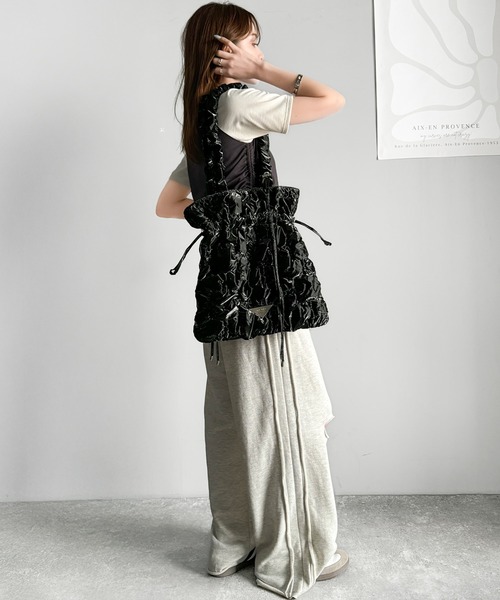 herlipto velour mini bag ノベルティリボンバッグ herlipto ＼𝖲𝖯𝖤𝖢𝖨𝖠𝖫 𝖭𝖮𝖵𝖤𝖫𝖳𝖸／ “As you wish Mini