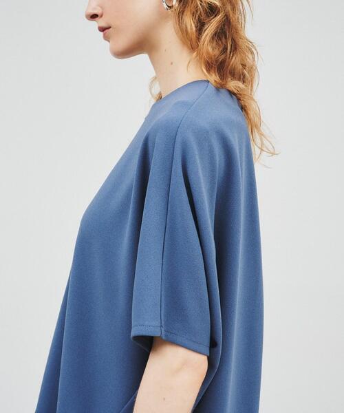 cloenc（クロエンス）の「◆【セットアップ／手洗い可】カットジョーゼットコクーンプルオーバー（Tシャツ/カットソー・レディース・ブラック/ブルー系その他/ナチュラル/ブラウン系・02）」の16枚目の写真