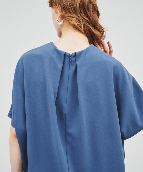 cloenc（クロエンス）の「◆【セットアップ／手洗い可】カットジョーゼットコクーンプルオーバー（Tシャツ/カットソー・レディース・ブラック/ブルー系その他/ナチュラル/ブラウン系・02）」の17枚目の写真