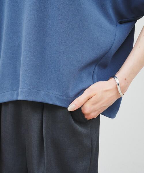 cloenc（クロエンス）の「◆【セットアップ／手洗い可】カットジョーゼットコクーンプルオーバー（Tシャツ/カットソー・レディース・ブラック/ブルー系その他/ナチュラル/ブラウン系・02）」の18枚目の写真