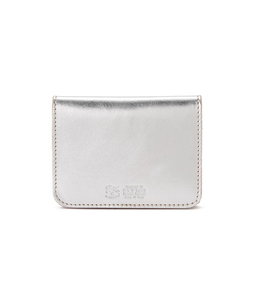 新品未使用✳︎IL BISONTE イルビゾンテ✳︎シルバー ケース ZOZO限定ギフトセット】ギフトボックス＆ショッパー付きカード